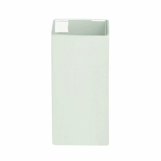 ASA Selection Cube Blue Vase, flower vase, flower pot, table vase, ceramic vase, ceramic, mint, 12 cm, 46014108