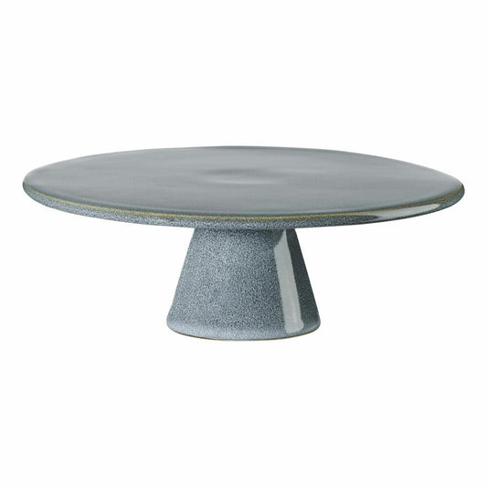 ASA Selection saisons cake plate, cake plate, serving plate, with base, stoneware, Ø 22 cm, denim / blue, 47665118