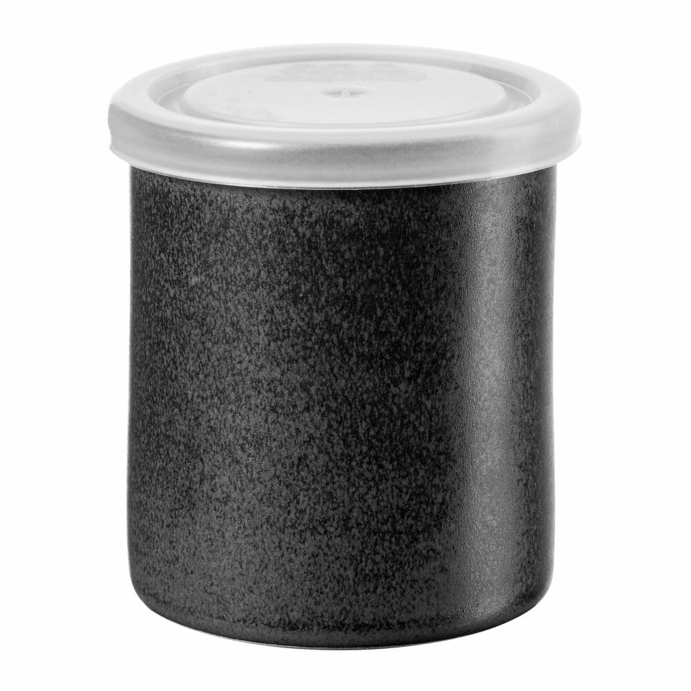 ASA Selection Storage Jar Black, Storage Container, Stoneware, Matt Black, 7 cm, 48779174