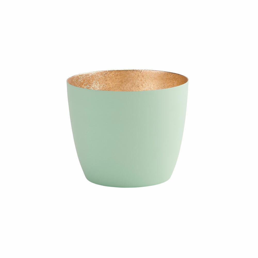 Gift Company Windlicht Madras M, Teelichthalter, Kerzenhalter, Eisen, Aqua, 8.5 cm, 1092504090