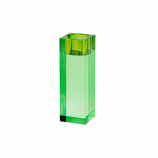 Gift Company Teelichthalter Sari L, Windlicht, Dekolicht, Kristallglas, Grün, 14 cm, 1096905008