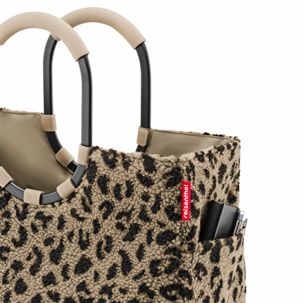 reisenthel loopshopper L, Einkaufstasche, Shopper, Tasche, Teddy Leo Brown, 25 L, OR6305