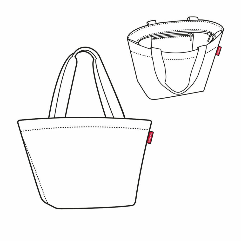 reisenthel shopper m, tasche für einkauf, einkaufstasche, black / schwarz, ZS7003