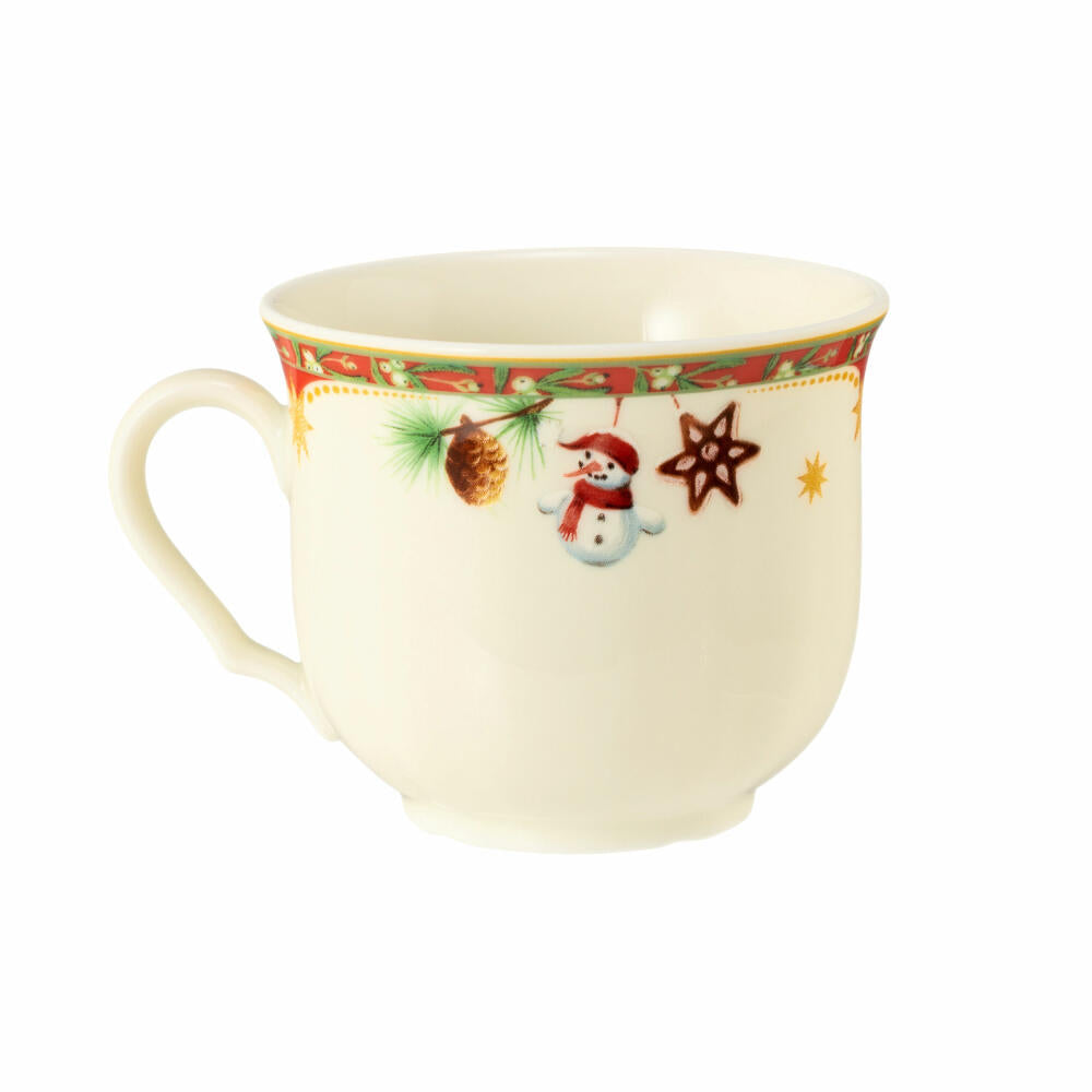 Seltmann Weiden Marie-Luise coffee cup, coffee cup, porcelain, Christmas nostalgia, 225 ml, 001.756785