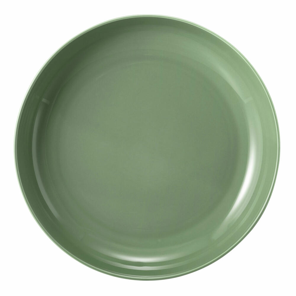 Seltmann Weiden Beat Salbeigrün Foodbowl, Schüssel, Schale, Salatschale, Servierschüssel, Porzellan, Grün, Ø 28 cm, 001.757385