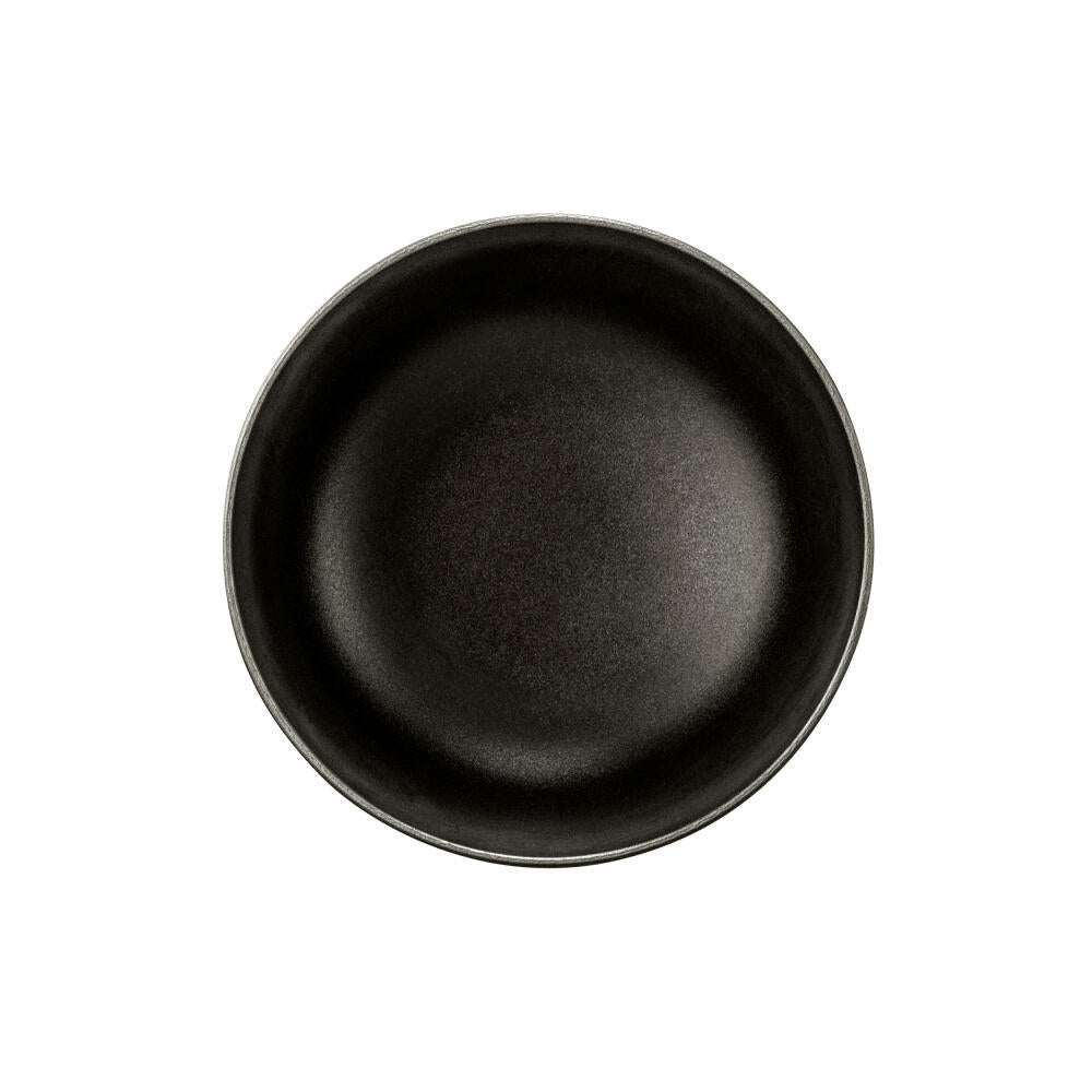 Seltmann Weiden Liberty Foodbowl, Schale, Schüssel, Porzellan, Velvet Black, Ø 17.7 cm, 001.764299