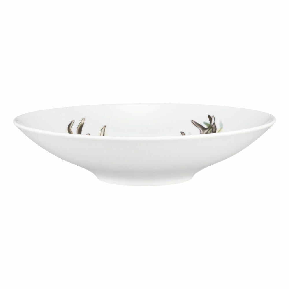 Seltmann Weiden Pasta-/Suppenteller Life Nature Hirsch, Porzellan, Bunt, 23 cm, 001.772826