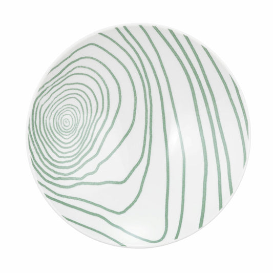 Seltmann Weiden Pasta-/Suppenteller Life Nature Jahresringe, Porzellan, Grün, 23 cm, 001.772831