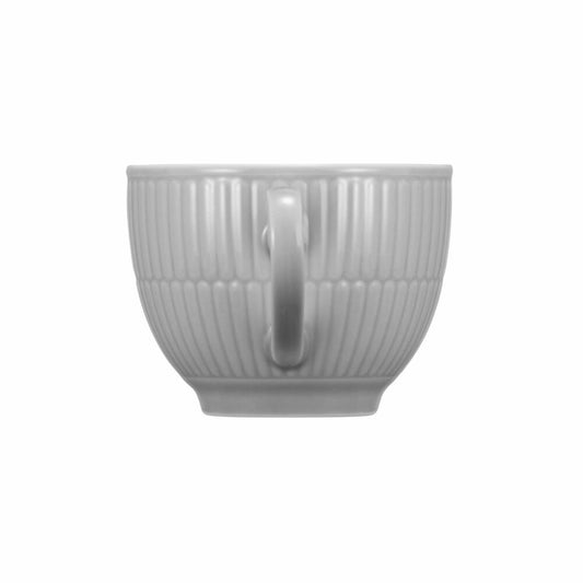 Seltmann Weiden Kaffeeobertasse Amina Silbergrau, Becher, Porzellan, Grau, 250 ml, 001.774137