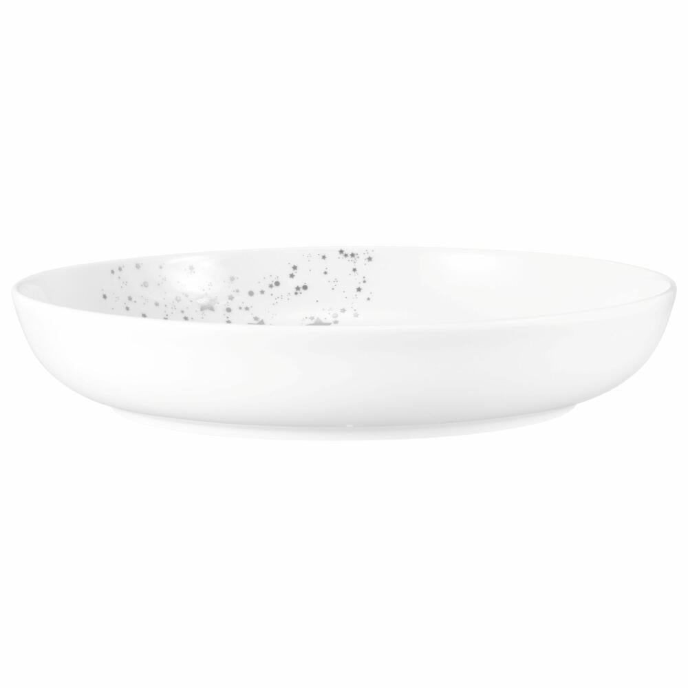 Seltmann Weiden Foodbowl Liberty Silver Stars, Schale, Porzellan, Silberfarben, 28 cm, 001.774715