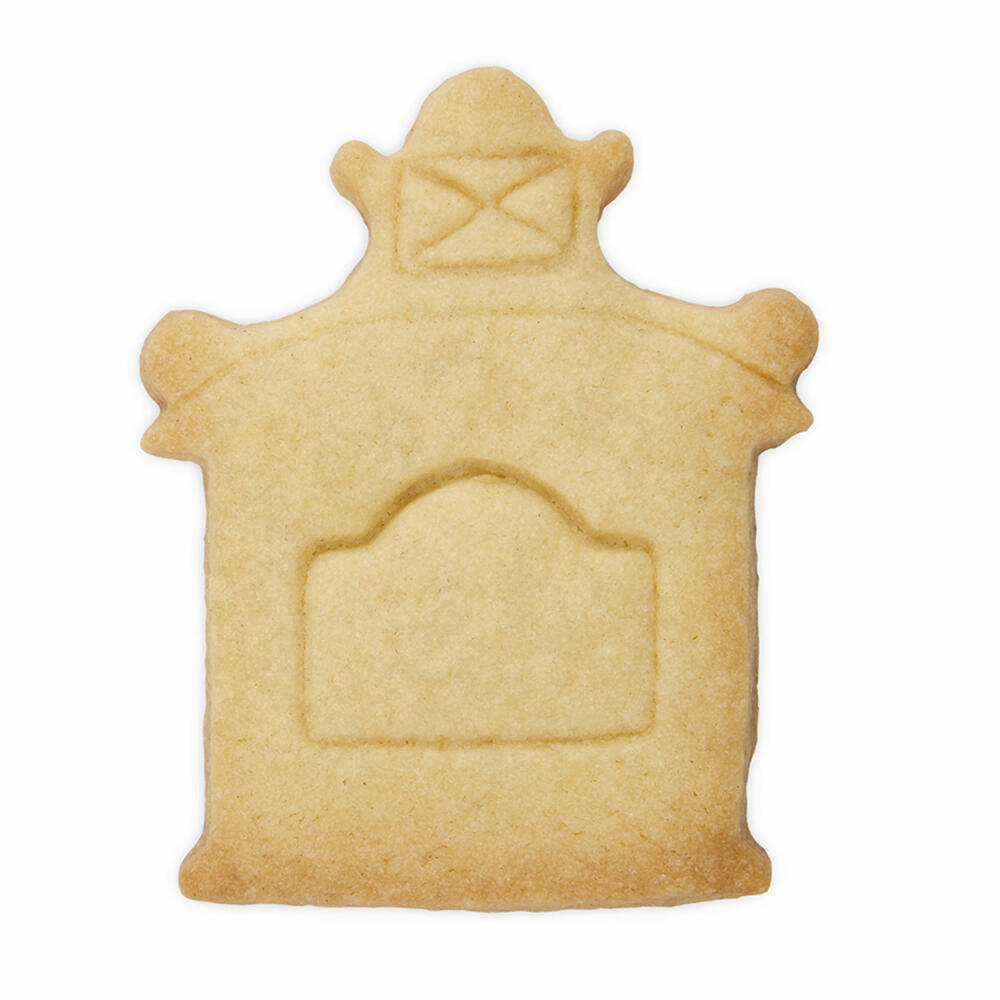 Städter embossed cookie cutter mailbox, cookie cutter, cookie mold, biscuit, cookies, stainless steel, 6 cm, 217027