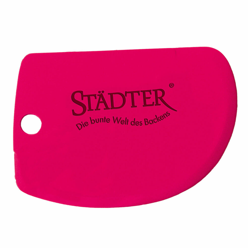 Städter Teigschaber, Teigkarte, Teigspatel, Spachtel, Teigteiler, Kunststoff, 8.5 x 12.5 cm, 501010