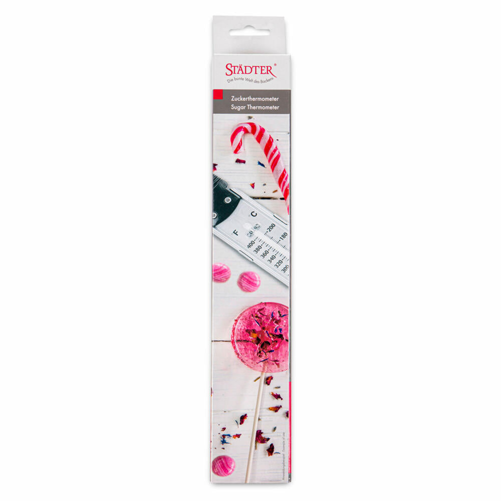 Städter Zucker-Thermometer, Zucker Thermometer, Küchenthermometer, Einkochthermometer, Edelstahl, 31.5 cm, 951112