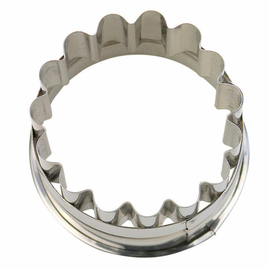 Städter Linzer-Ausstecher Welser-Ringerl Außenring, Ausstechform, Plätzchenform, Keks, Plätzchen, Edelstahl, Ø 4 cm, 956156