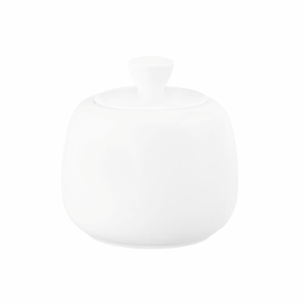 Seltmann Weiden Liberty sugar bowl, sugar bowl, storage, porcelain, white, 290 ml, 001.764198