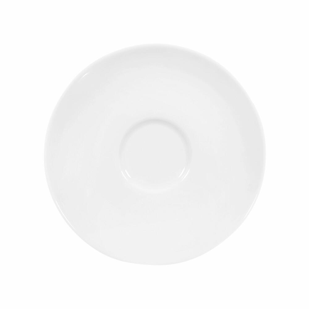 Seltmann Weiden Liberty espresso saucer, saucer, underplate, porcelain, white, Ø 11.9 cm, 001.764210