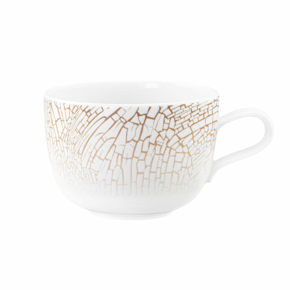 Seltmann Weiden Liberty Milchkaffeeobertasse, Milchkaffeetasse, Kaffeetasse, Kaffee Tasse, Porzellan, Krakelee, 400 ml, 001.764223