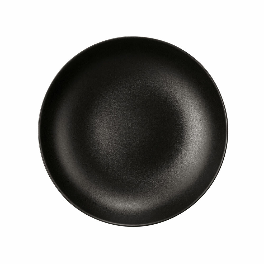 Seltmann Weiden Liberty Suppenteller, Teller, Speiseteller, Porzellan, Velvet Black Ø 21.2 cm, 001.764281