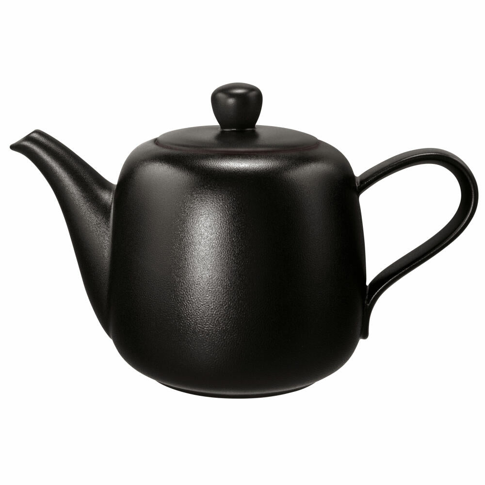 Seltmann Weiden Kanne Liberty Velvet Black, Porzellan, Schwarz, 1.6 L, 001.764284