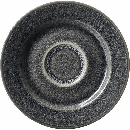 Ritzenhoff & Breker Toledo Espresso Saucer, Underplate, Lower, Stoneware, Grey, Ø 12.5 cm, 430868