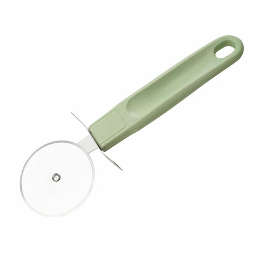 Fackelmann Pizzaschneider Ecolution, Pizzaroller, Pizzarad, Materialmix, Mintgrün, 20 cm, 33070