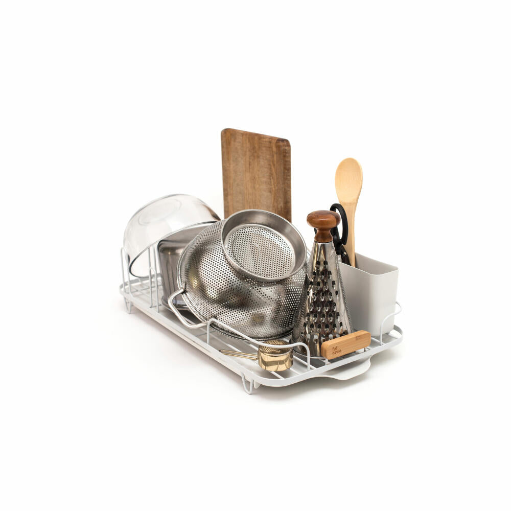 Full Circle Home Abtropfgestell Dish Jockey, Trockenständer, Stahl, Recycling-Kunststoff, FC21404W