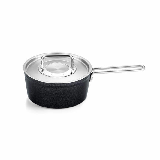 Fissler Stielkasserolle Adamant mit Metalldeckel, Aluminium, Anthrazit, 18 cm, 156-154-18-000