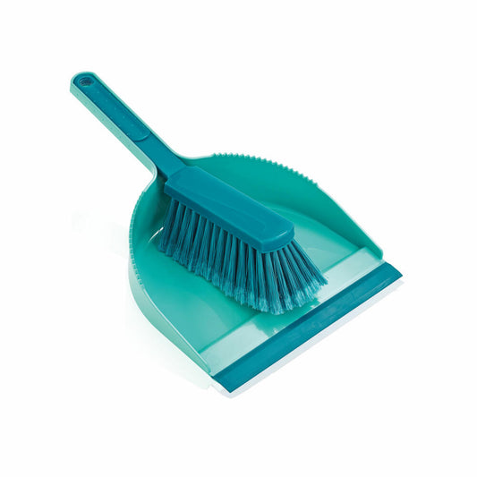 Leifheit Handkehrset Classic, Handfeger, Kehrblech, Besen, Mintgrün, 41401