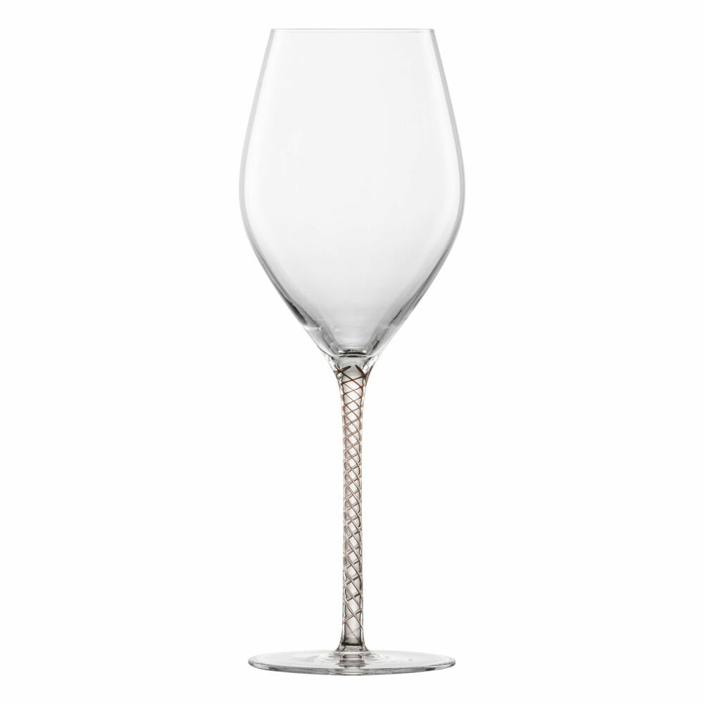 Zwiesel Glas Handmade Bordeaux Rotweinglas Spirit Aubergine 2er Set, Wein Glas, 609 ml, 121627