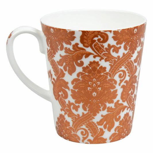 Könitz Becher Wunderbar Copper Lace, Tasse mit Geschenkbox, Bone China, 600 ml, 11 5 255 2748