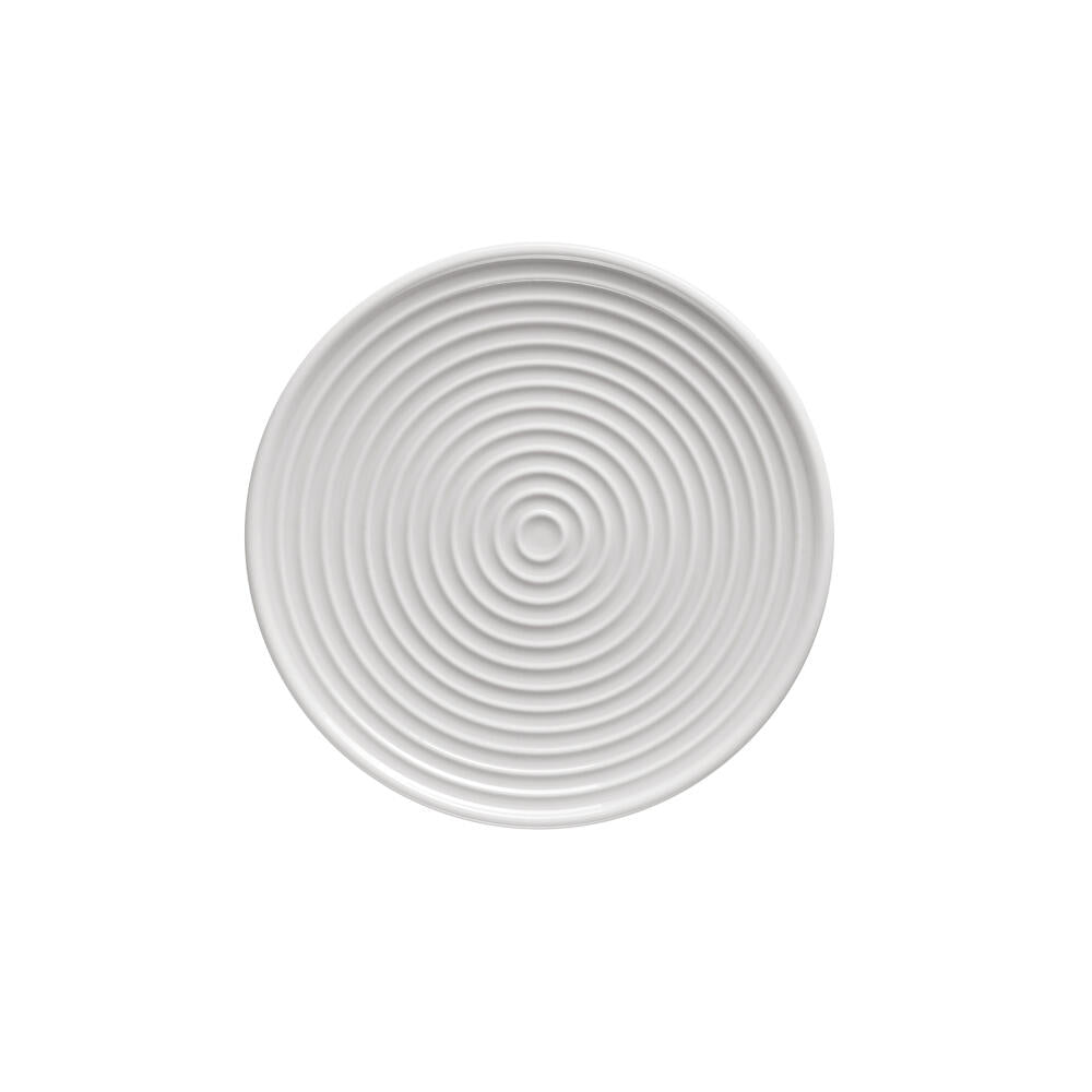 Thomas Medaillon Frühstücksteller, Kuchenteller, Teller, Porzellan, ROK Weiß, 21 cm, 10221