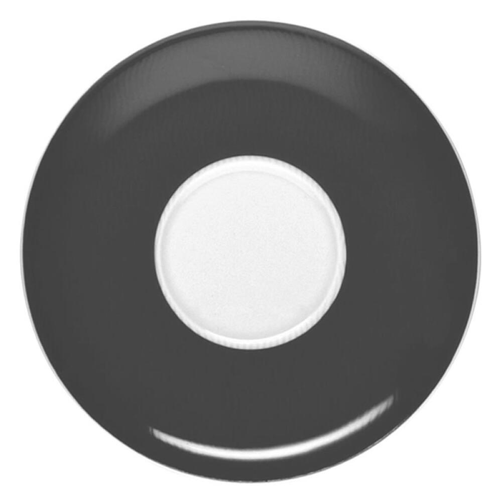 Thomas Sunny Day saucer for cappuccino cup / jumbo cup, porcelain, grey, dishwasher safe, 16.5 cm, 14671