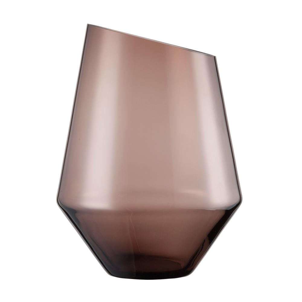 Zwiesel Glas Handmade Vase Diamonds Smoky, Windlicht, Dekovase, 27.7 cm, 122220