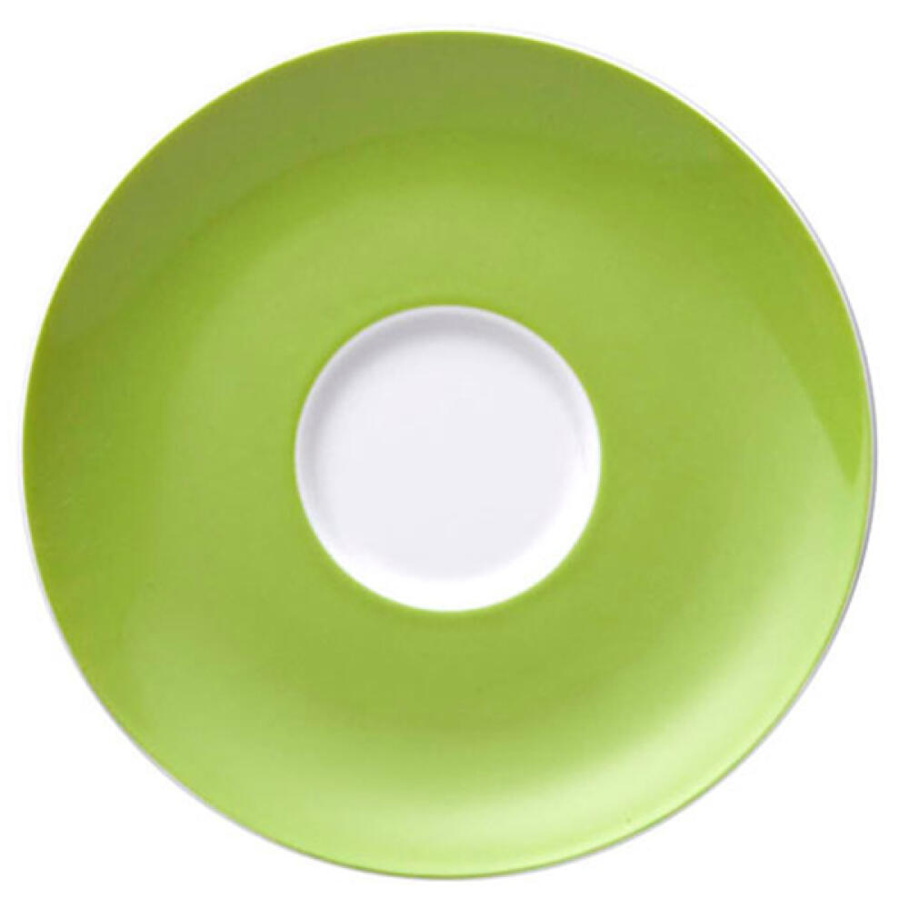 Thomas Sunny Day Untertasse für Kaffeetasse / Teetasse, Porzellan, Apple Green / Grün, Spülmaschinenfest, 14.5 cm, 14741