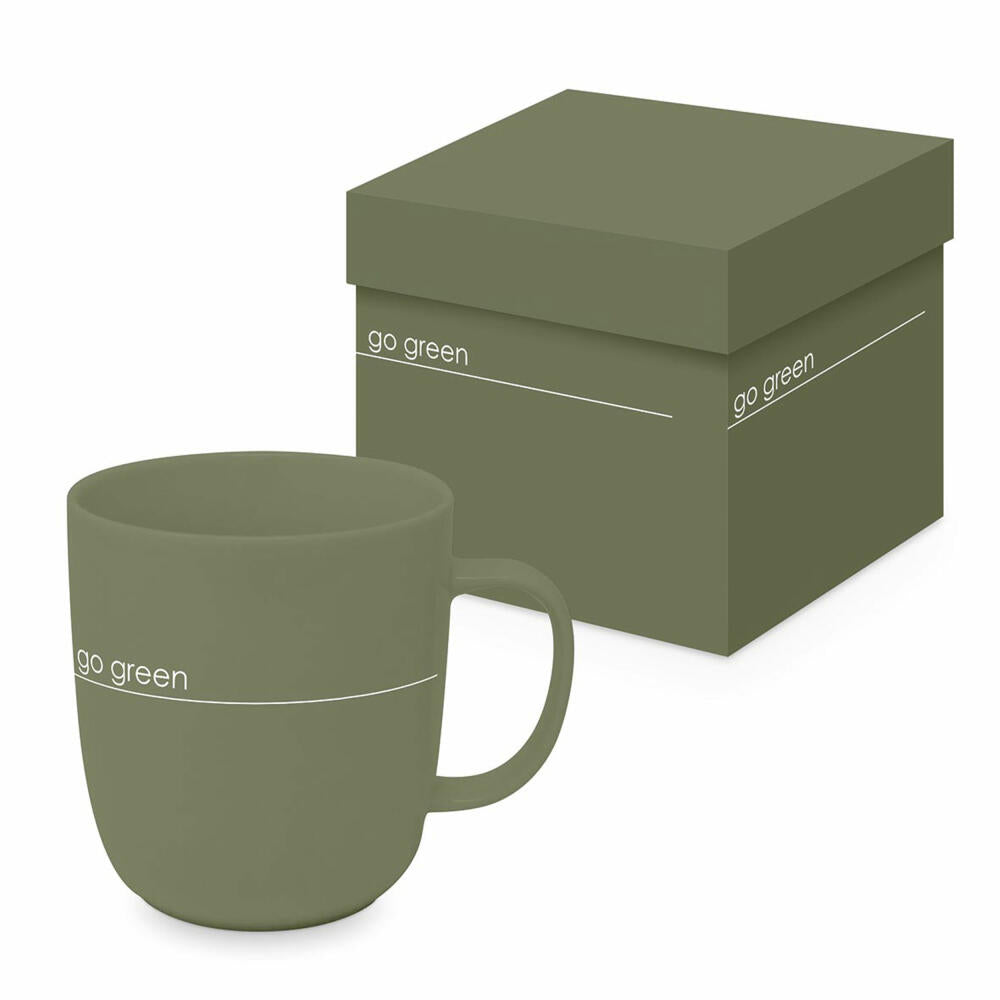 PPD Pure Go Green Matte Mug, in gift box, cup, tea cup, coffee mug, 400 ml, 604497