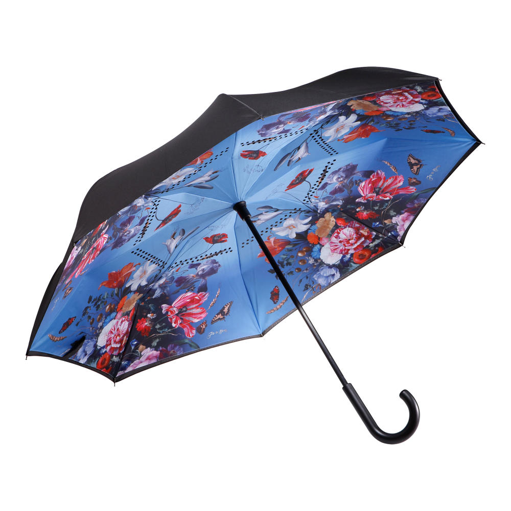 Goebel Umbrella Jan Davidsz de Heem - Summer Flowers, Stick Umbrella, Umbrella, Artis Orbis, Polyester, Colorful, 67061661