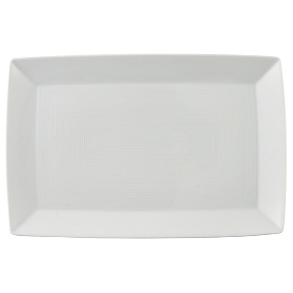 Thomas Trend Asia Platte, Servierplatte, Beilagenplatte, Eckig, Porzellan, Weiß, Spülmaschinenfest, 28 cm, 12928