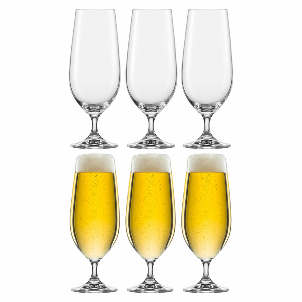 Eisch Pilsglas 6er Set Vinezza, Bierglas, Biergläser, Kristallglas, 380 ml, 25507215