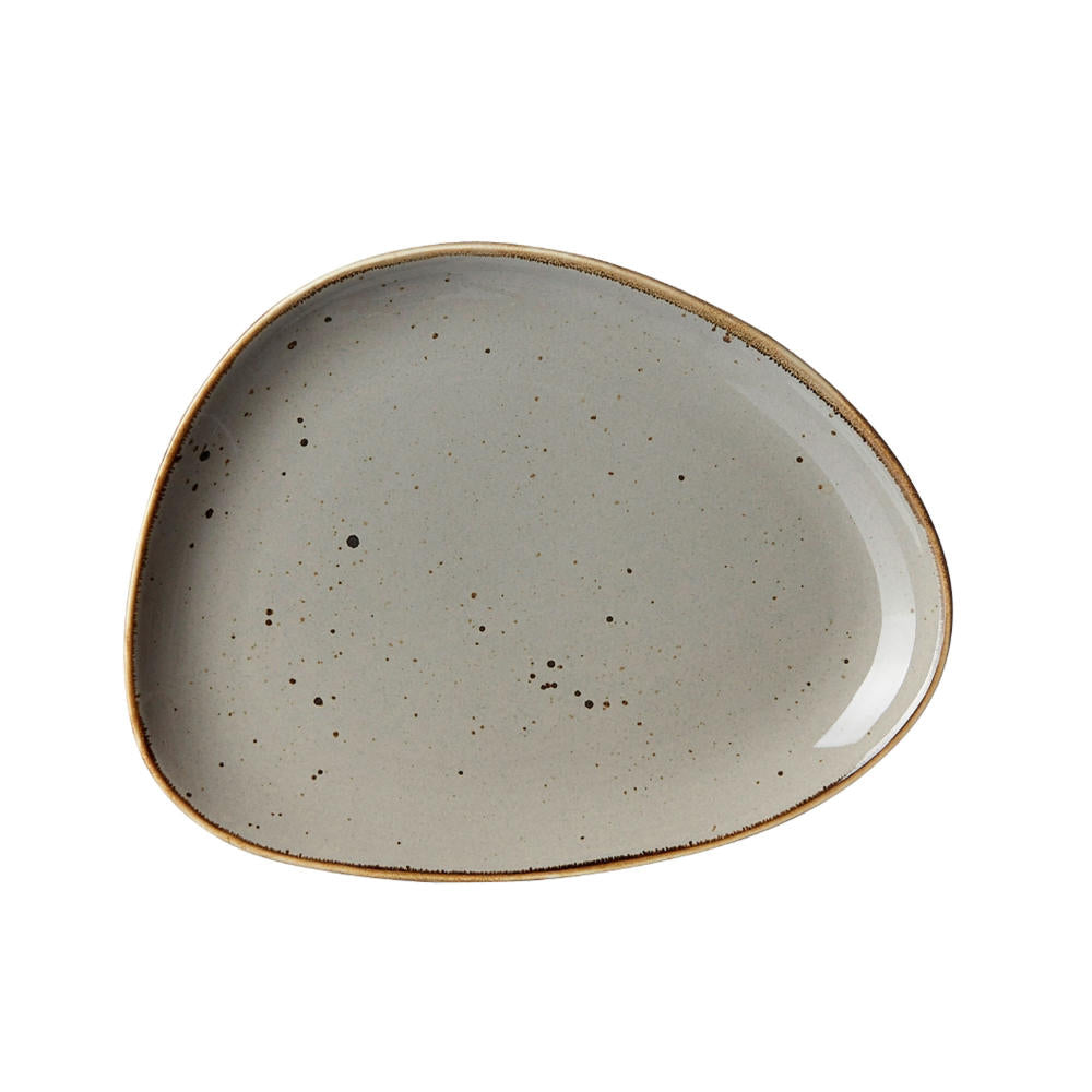 Ritzenhoff & Breker Taste side plate, bowl, plate, porcelain, taupe, 20.5 x 16 cm, 211337