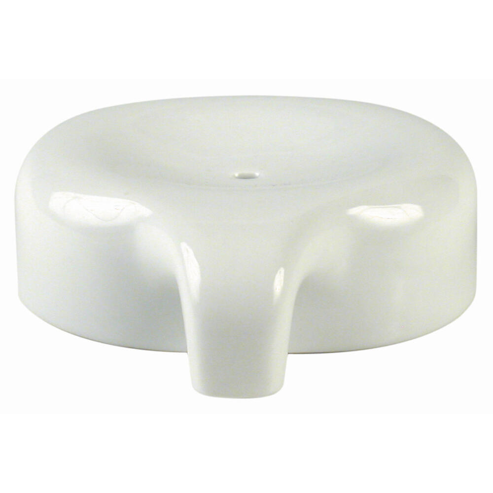 Authentics Paon Seifenschale, Seifenablage, Seifenhalter, Porzellan, Weiß, 20006