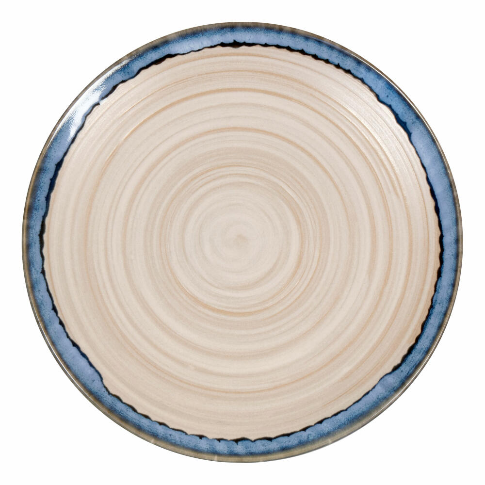 Waechtersbach Nature Blue Sand Teller, 4er Set, Desserteller, Kuchenteller, Frühstücksteller, Keramik, Ø 20 cm, 41 5 000 0009