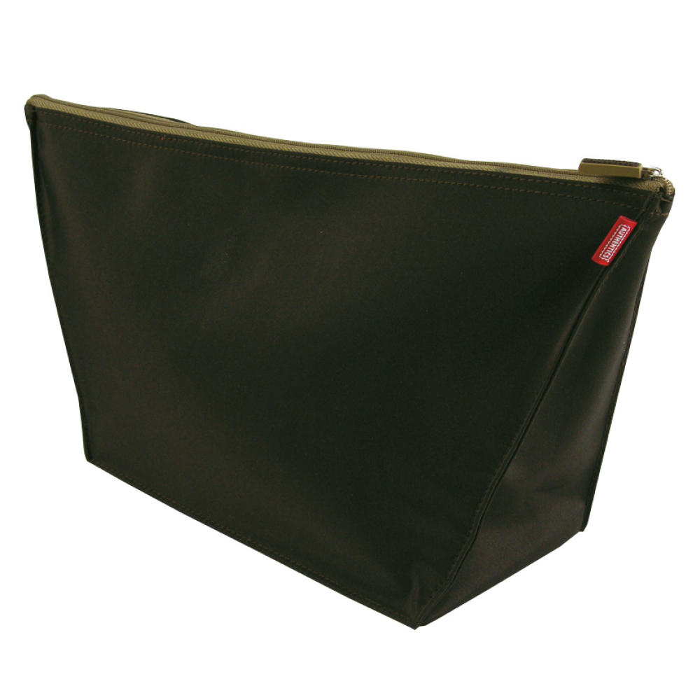 Authentics Pisa Cosmetic Bag L, Microfiber, Brown / Beige, 34X19X10 cm, 6034744