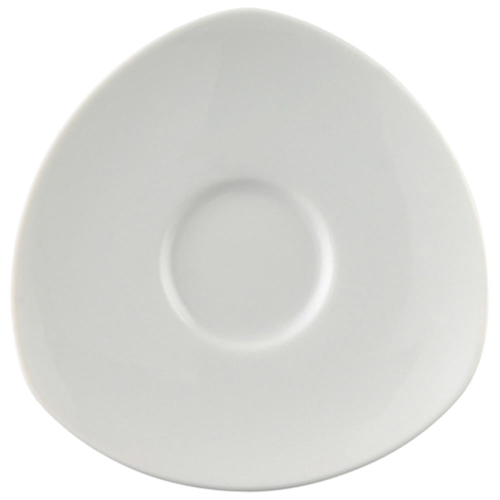 Thomas Vario Pure Espresso / Mocha Saucer, Square, Porcelain, White, Dishwasher Safe, 12 cm, 16721