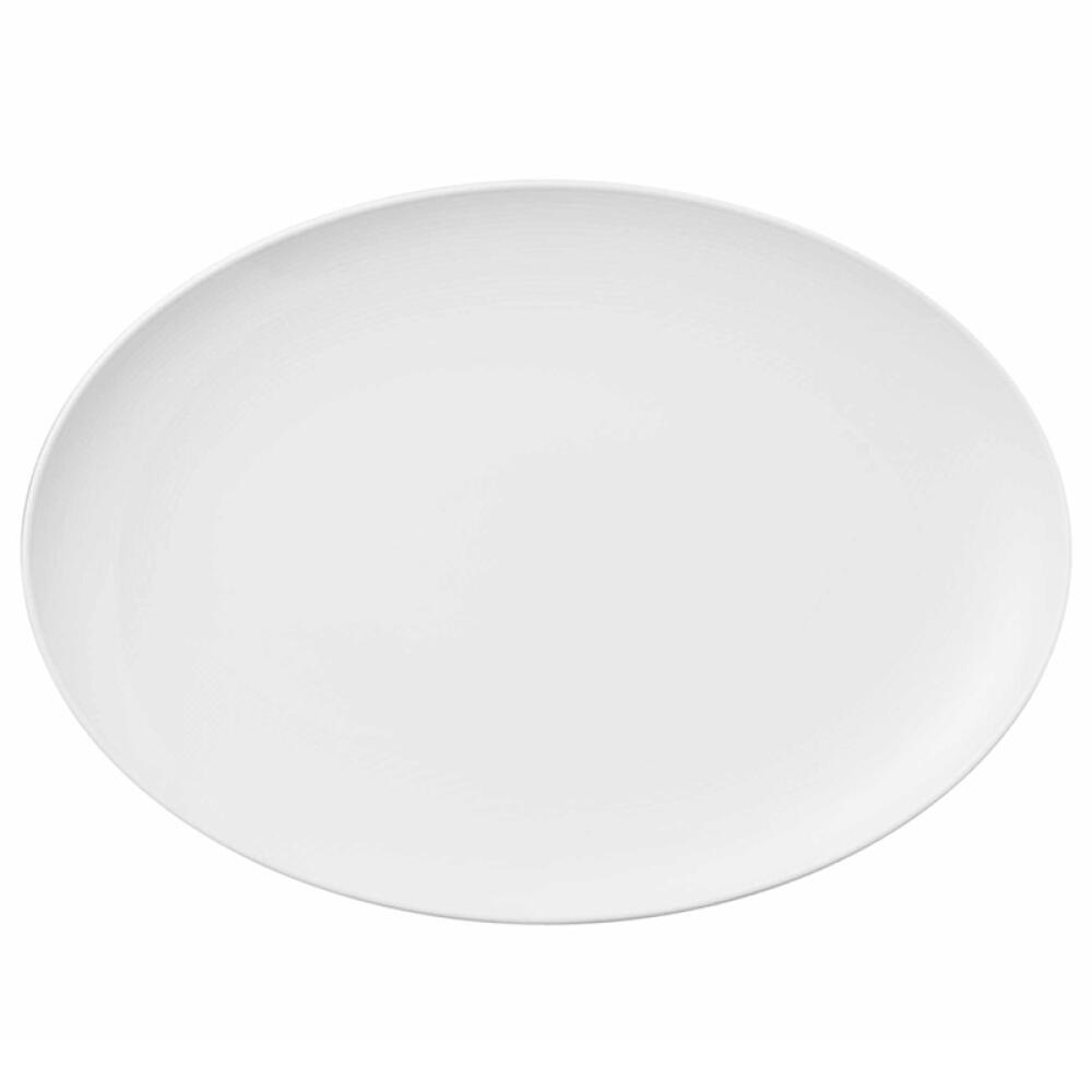Thomas Loft Platte, Servierplatte, Oval, Flach, Porzellan, Weiß, Spülmaschinenfest, 34 cm, 12734