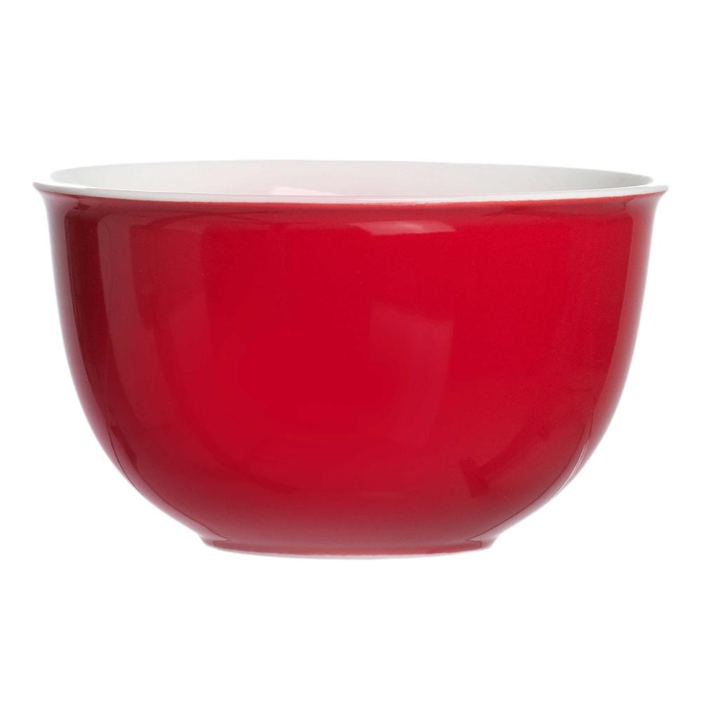 Ritzenhoff & Breker Doppio Müslischale, Schale, Schälchen, Geschirr, Porzellan, Rot, 520 ml, 515572