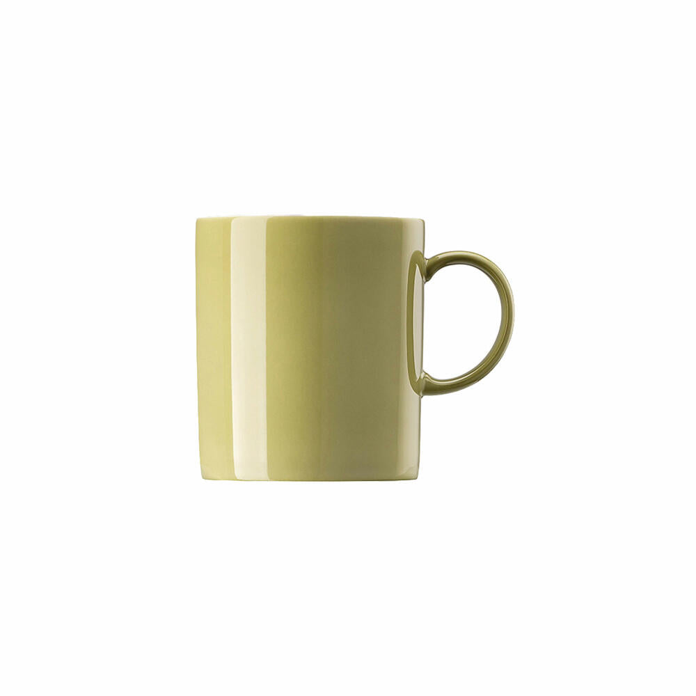 Thomas Sunny Day Becher mit Henkel, Henkeltasse, Porzellan, Avocado Green, 300 ml, 10850-408548-15505