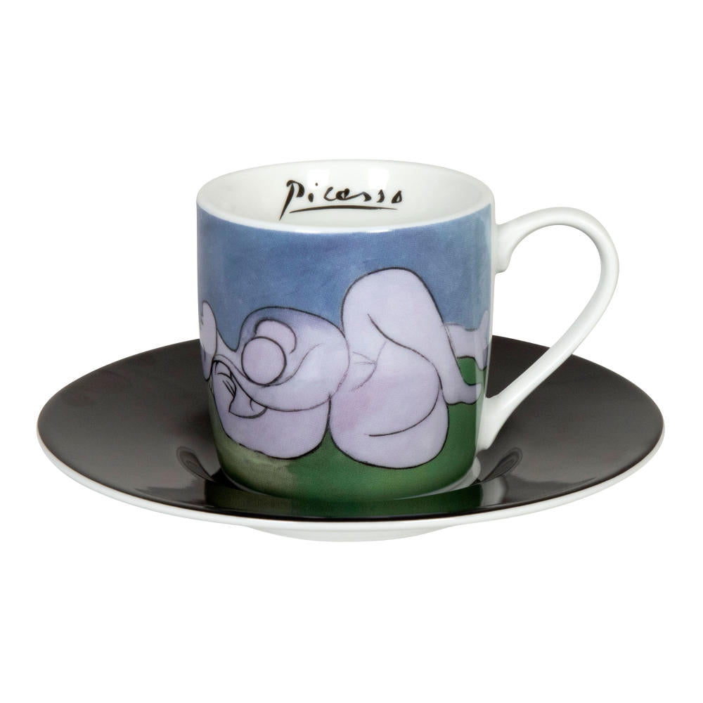 Könitz Espressotasse mit Untertasse Picasso - la siesta, Kaffeetasse, Espressobecher, Porzellan, 85 ml, 11 5 053 2579