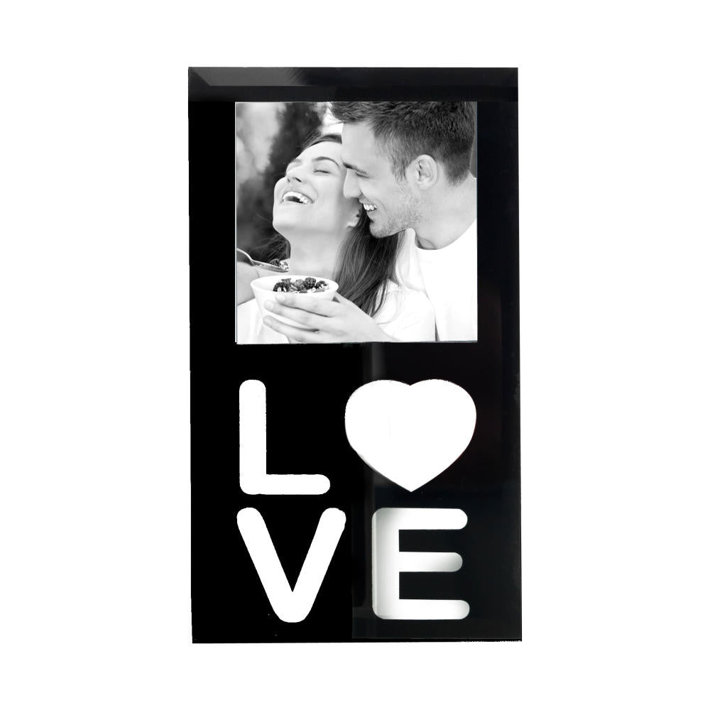 Ritzenhoff & Breker Bilderrahmen Love, Fotorahmen, Schwarz, 12x7 cm, 682601