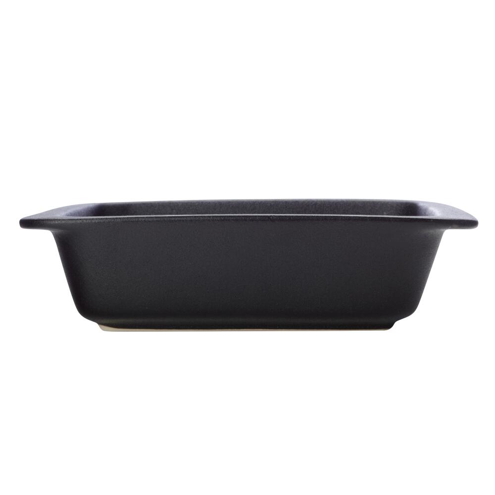 Maxwell & Williams Caviar Black casserole dish, premium ceramic, black, 29 x 7.5 cm, HY0018