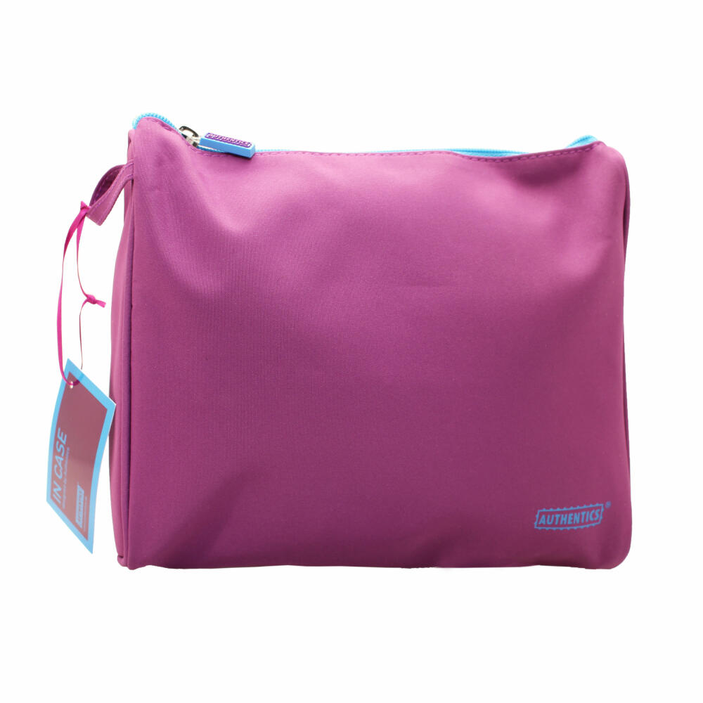 Authentics In Case Cosmetic Bag Large, Microfiber, Purple / Blue, 23X23X8 cm, 6030154